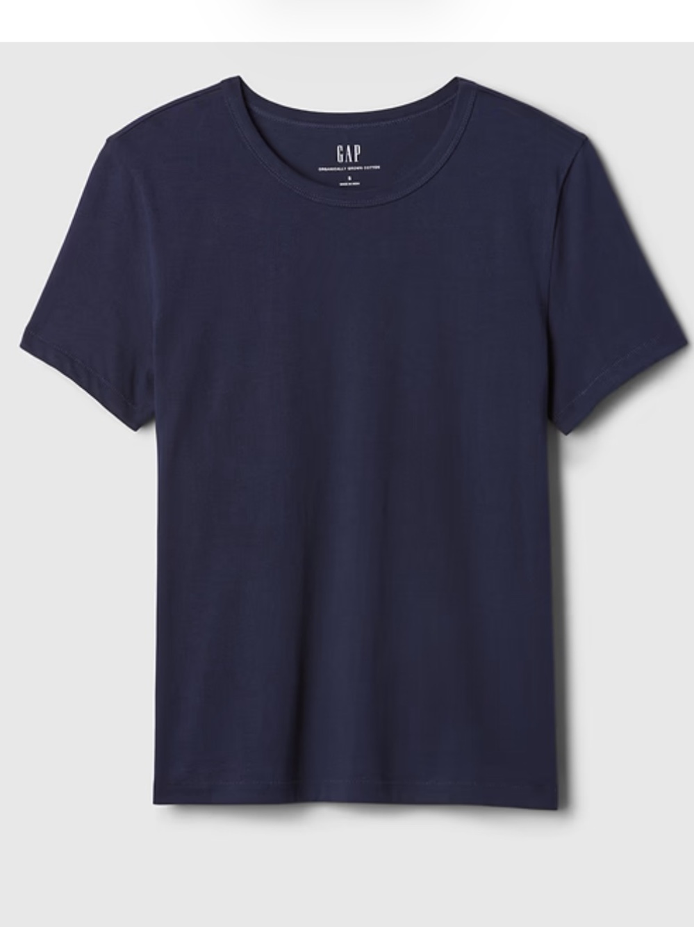 Like 🆕 Gap organic cotton Vintagesoft crew navy short sleeve t-shirt